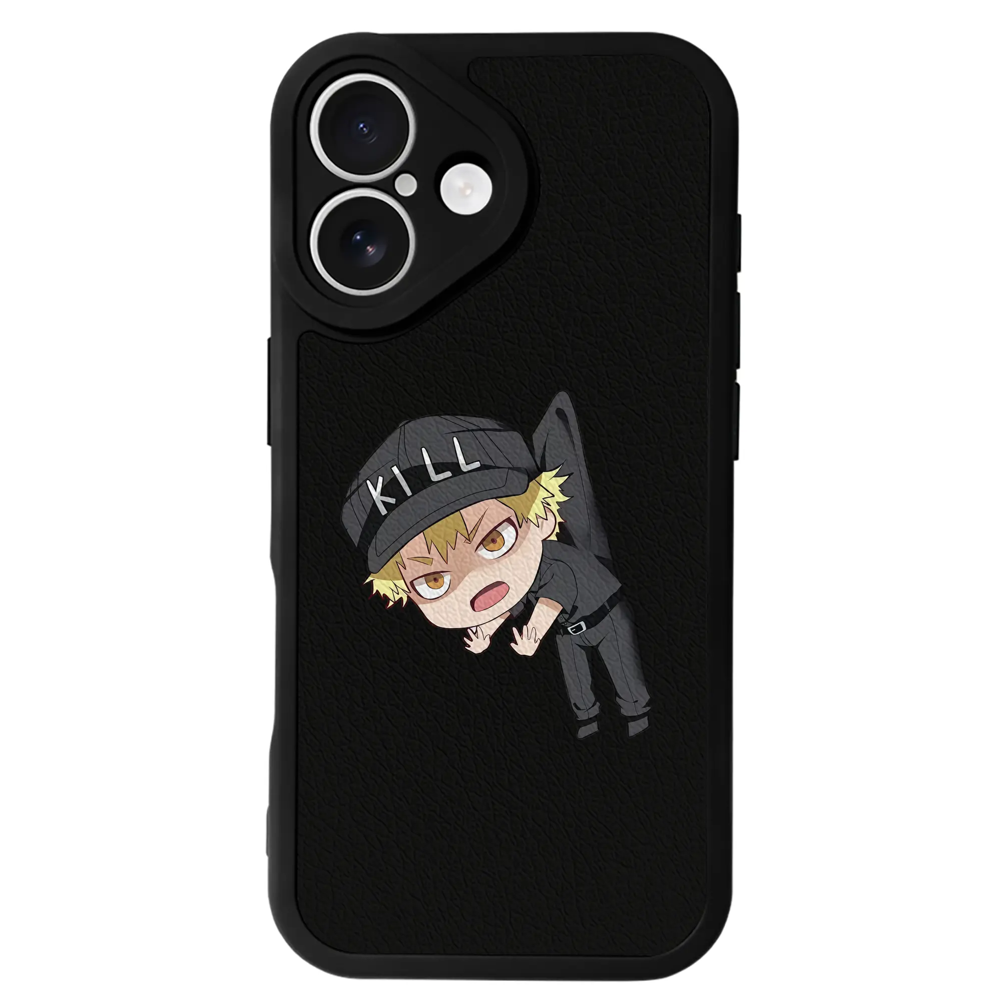 はたらく細胞 グッズ,キラーT細胞 - IPhone 16シリーズ対応 ・ シリコンスマホケース ・ レザー調 ・ 高精度フィット ・ 耐衝撃 ・ ワイヤレス充電対応 ・ 精密カット